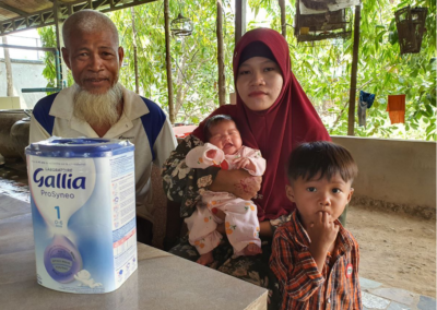 Du lait maternisé pour le Cambodge